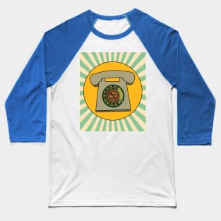 Old Antique Retro Phones Baseball T-Shirt